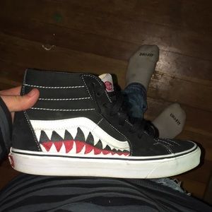 Custom bape ski high vans